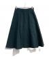 MARGARET HOWELL（マーガレットハウエル）の古着「SOFT COMPACT COTTON SKIRT　25AW」｜グリーン