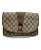 GUCCIグッチ）の古着「シェリーラインセカンドバッグ」｜ベージュ