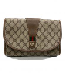 GUCCI（グッチ）の古着「シェリーラインセカンドバッグ」｜ベージュ