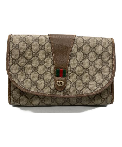 GUCCI（グッチ）GUCCI (グッチ) シェリーラインセカンドバッグ ベージュの古着・服飾アイテム