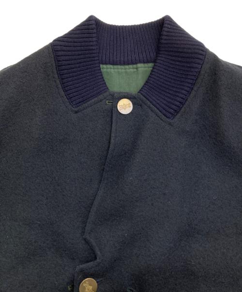 MOMENTODUE（MOMENTODUE）MOMENTODUE (MOMENTODUE) リバーシブルコート ネイビー×グリーン サイズ:不明の古着・服飾アイテム