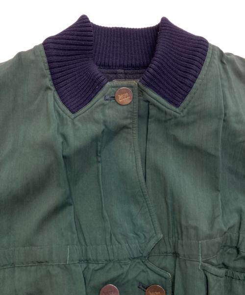 MOMENTODUE（MOMENTODUE）MOMENTODUE (MOMENTODUE) リバーシブルコート ネイビー×グリーン サイズ:不明の古着・服飾アイテム