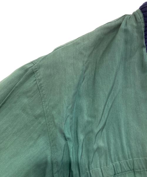 MOMENTODUE（MOMENTODUE）MOMENTODUE (MOMENTODUE) リバーシブルコート ネイビー×グリーン サイズ:不明の古着・服飾アイテム