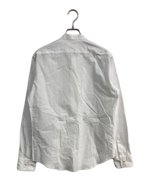 N.HOOLYWOOD（エヌ ハリウッド）N.HOOLYWOOD (エヌ ハリウッド) バンドカラーシャツ ホワイト サイズ:38の古着・服飾アイテム