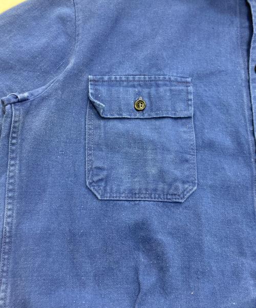 afti sos（エーエフティーアイエスオーエス）afti sos (エーエフティーアイエスオーエス) ワークジャケット ネイビー サイズ:62の古着・服飾アイテム