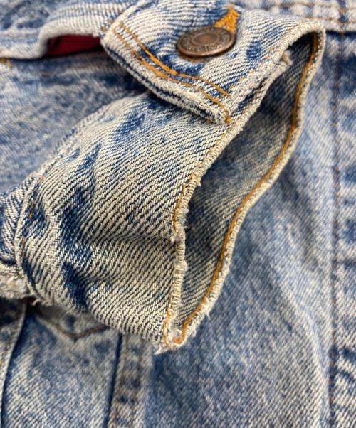 LEVI'S（リーバイス）LEVI'S (リーバイス) 裏地チェックネルデニムジャケット インディゴ サイズ:Lの古着・服飾アイテム