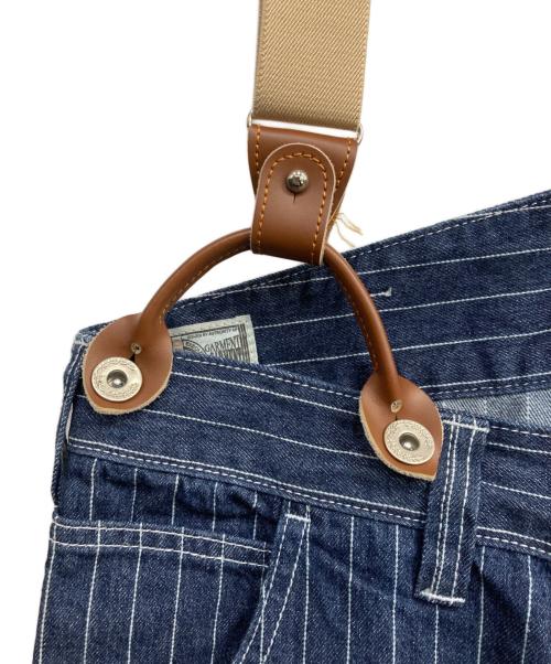 OKONKWO（オコンクウォ）OKONKWO (オコンクウォ) デニムサロペット インディゴ サイズ:Lの古着・服飾アイテム