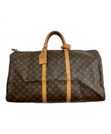 LOUIS VUITTON（ルイ ヴィトン）の古着「トラベルバッグ　モノグラム　キーポル60　M41422」｜ブラウン