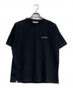 CHARLES JEFFREY LOVERBOYチャールズ ジェフリー ラバーボーイ）の古着「PRINTED LOGO TEE」｜ブラック