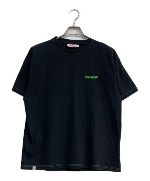 CHARLES JEFFREY LOVERBOY（チャールズ ジェフリー ラバーボーイ）CHARLES JEFFREY LOVERBOY (チャールズ ジェフリー ラバーボーイ) PRINTED LOGO TEE ブラック サイズ:Mの古着・服飾アイテム