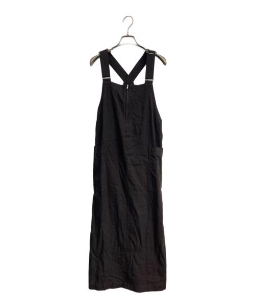 SLOBE IENA（スローブ イエナ）SLOBE IENA (スローブ イエナ) アイラインジャンパースカート ブラウン サイズ:Free 未使用品の古着・服飾アイテム