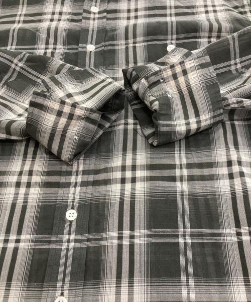 Spick and Span（スピック＆スパン）Spick and Span (スピック＆スパン) コットンボイルチェックルーズシャツ オリーブ サイズ:Freeの古着・服飾アイテム