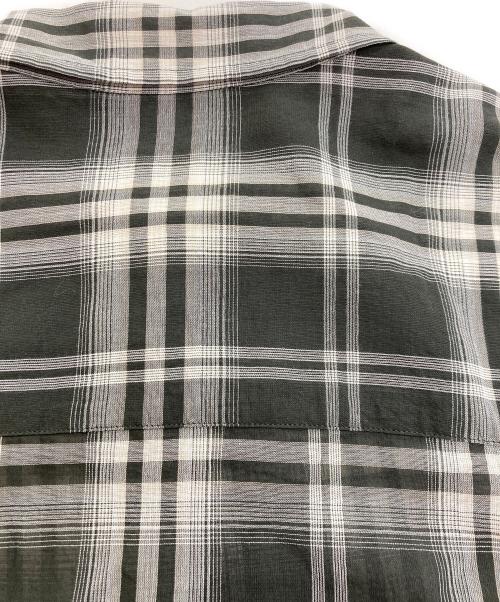 Spick and Span（スピック＆スパン）Spick and Span (スピック＆スパン) コットンボイルチェックルーズシャツ オリーブ サイズ:Freeの古着・服飾アイテム