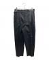 JOHN LAWRENCE SULLIVAN（ジョン ローレンス サリバン）の古着「WOOL GABARDINE ZIP TROUSERS」｜ブラック