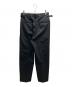JOHN LAWRENCE SULLIVAN (ジョン ローレンス サリバン) WOOL GABARDINE ZIP TROUSERS ブラック サイズ:44：15000円