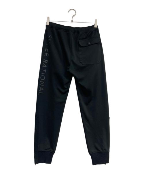 K3-B（ケースリービー）K3-B (ケースリービー) リサイクル糸メッシュ グラフィックジョガーパンツ ブラックの古着・服飾アイテム