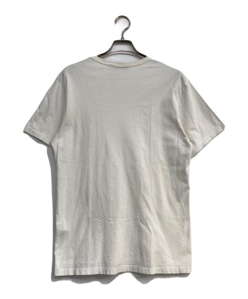maison kitsune（メゾンキツネ）MAISON KITSUNE (メゾンキツネ) CHILLAX FOXパッチTシャツ ホワイト サイズ:Sの古着・服飾アイテム