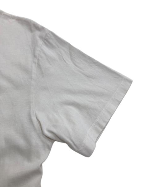 maison kitsune（メゾンキツネ）MAISON KITSUNE (メゾンキツネ) CHILLAX FOXパッチTシャツ ホワイト サイズ:Sの古着・服飾アイテム