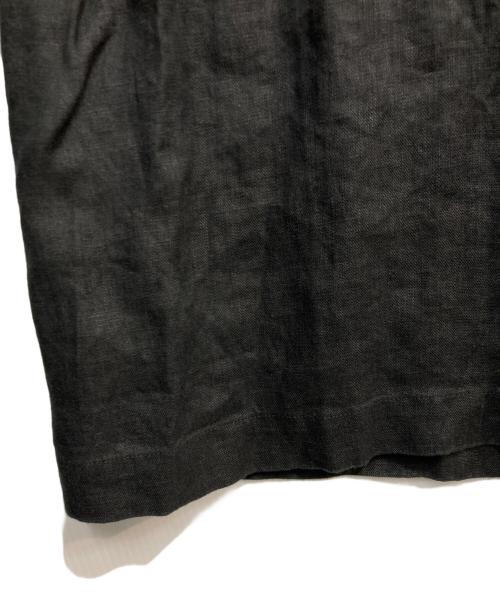 KAGURE（カグレ）KAGURE (カグレ) リネンバックギャザーワンピース ブラック サイズ:Freeの古着・服飾アイテム