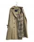 中古・古着 BURBERRY LONDON (バーバリーロンドン) ノバチェックライナー付トレンチコート ベージュ サイズ:38：20000円