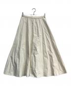 KAGUREカグレ）の古着「コットンフレアスカート」｜ベージュ