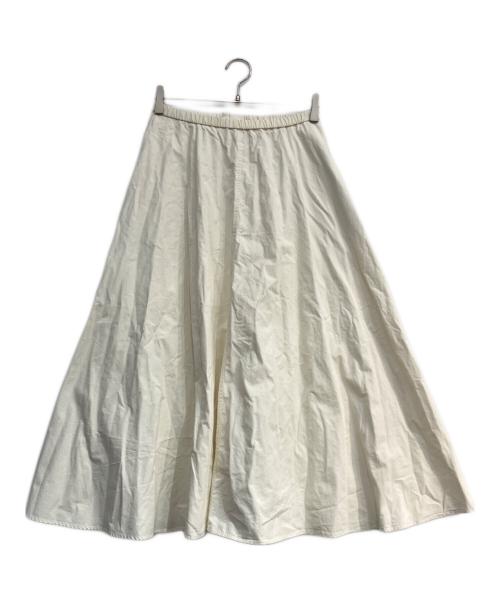 KAGURE（カグレ）kagure (カグレ) コットンフレアスカート ベージュ サイズ:Freeの古着・服飾アイテム