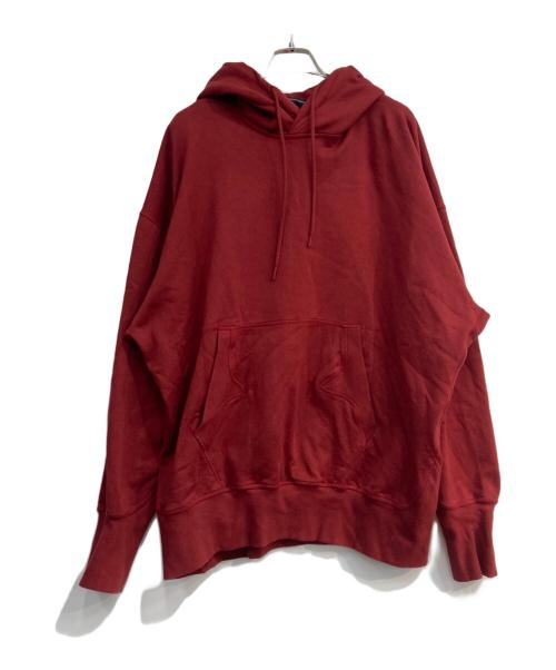 Y-3（ワイスリー）Y-3 (ワイスリー) プルオーバーパーカー レッド サイズ:Mの古着・服飾アイテム