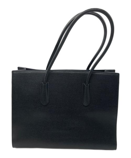 FURLA（フルラ）FURLA (フルラ) AMINA スクエアトートバッグ ブラックの古着・服飾アイテム