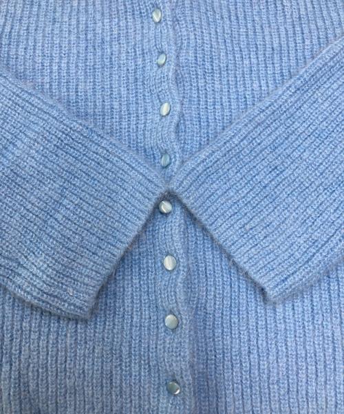 Ron Herman（ロンハーマン）Ron Herman (ロンハーマン) アルパカ混ニットカーディガン ブルー サイズ:XSの古着・服飾アイテム