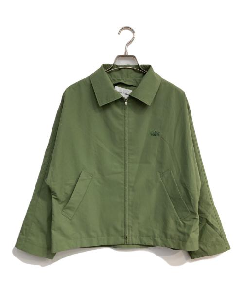 LACOSTE（ラコステ）LACOSTE (ラコステ) タイプライターコンバーチブルブルゾン グリーン サイズ:34の古着・服飾アイテム