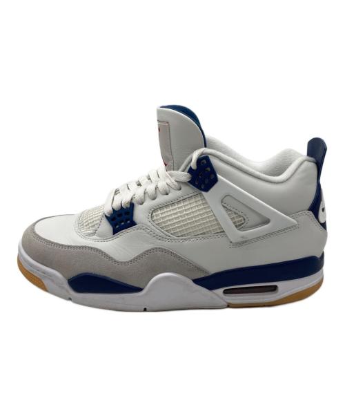 NIKE SB（ナイキエスビー）NIKE SB (ナイキエスビー) Air Jordan 4 Retro SP ホワイト×ネイビー サイズ:28cmの古着・服飾アイテム