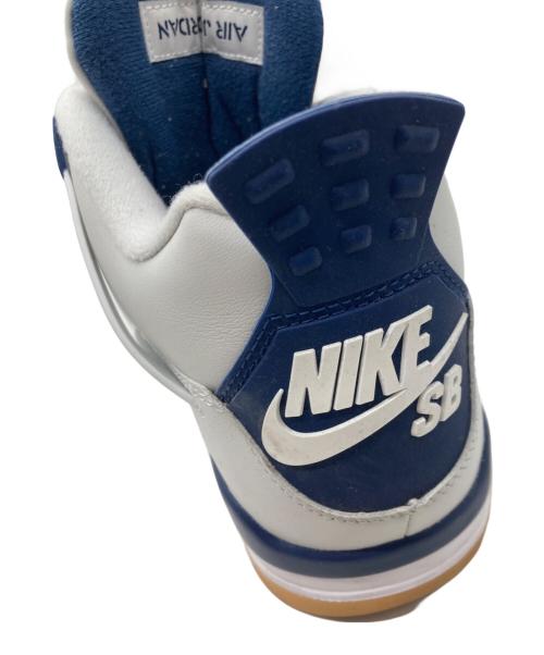 NIKE SB（ナイキエスビー）NIKE SB (ナイキエスビー) Air Jordan 4 Retro SP ホワイト×ネイビー サイズ:28cmの古着・服飾アイテム
