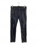 DSQUARED2ディースクエアード）の古着「SKATER JEAN ウォッシュ加工ストレッチデニムパンツ」｜ブラック