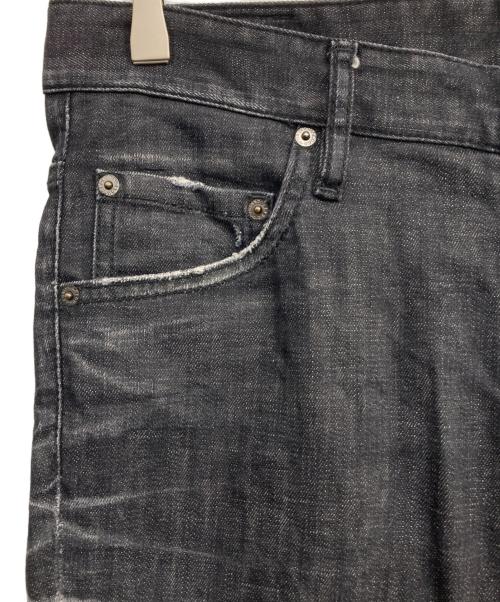 DSQUARED2（ディースクエアード）DSQUARED2 (ディースクエアード) SKATER JEAN ウォッシュ加工ストレッチデニムパンツ ブラック サイズ:46の古着・服飾アイテム