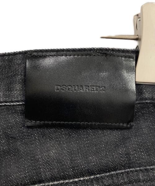 DSQUARED2（ディースクエアード）DSQUARED2 (ディースクエアード) SKATER JEAN ウォッシュ加工ストレッチデニムパンツ ブラック サイズ:46の古着・服飾アイテム