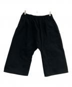 RAF SIMONSラフシモンズ）の古着「SHORT PANTS WITH ELASTIC　18SS」｜ブラック