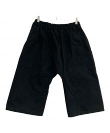 RAF SIMONS（ラフシモンズ）の古着「SHORT PANTS WITH ELASTIC　18SS」｜ブラック