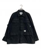 WTAPSダブルタップス）の古着「JMOD 02/LS/CTPL.TWILL.PROTECT　 23AW」｜ブラック