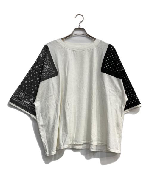 KAPITAL（キャピタル）KAPITAL (キャピタル) 天竺バンダナHUGE-T ホワイト サイズ:1の古着・服飾アイテム