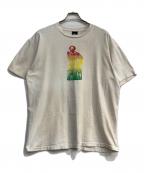 stussyステューシー）の古着「ラスタTシャツ」｜アイボリー