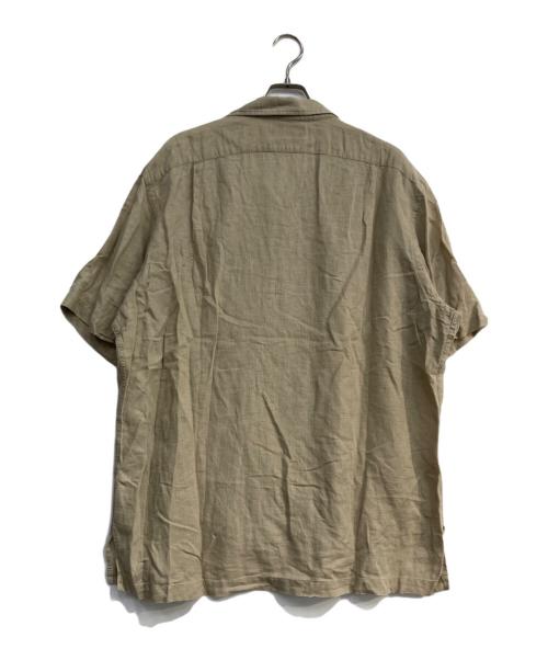POLO RALPH LAUREN（ポロ・ラルフローレン）POLO RALPH LAUREN (ポロ・ラルフローレン) コットンリネンオープンカラーシャツ ベージュ サイズ:Lの古着・服飾アイテム