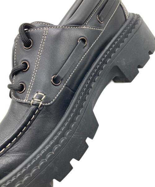 COACH（コーチ）COACH (コーチ) ラグ ソール ボート シューズ ブラック サイズ:25.5㎝の古着・服飾アイテム