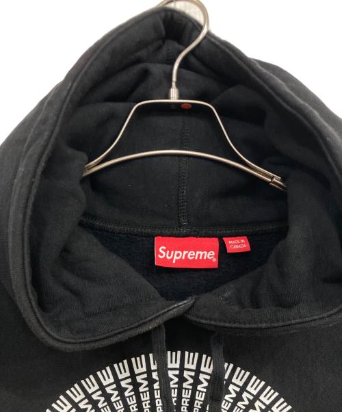 SUPREME（シュプリーム）Supreme (シュプリーム) Chenille Applique Hooded Sweatshirt ブラック サイズ:Ⅿの古着・服飾アイテム