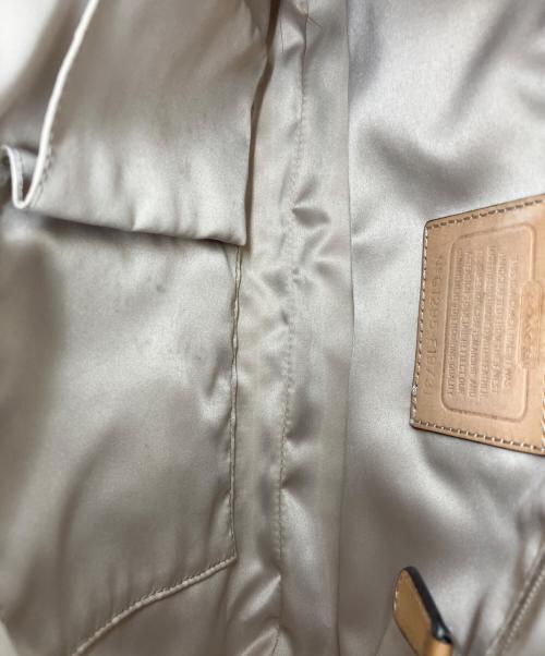 COACH（コーチ）COACH (コーチ) レザー切替ショルダーバッグ ブラウンの古着・服飾アイテム