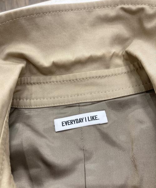 EVERYDAY I LIKE.（エヴリデイ アイ ライク）EVERYDAY I LIKE. (エヴリデイ アイ ライク) トレンチコート ベージュ サイズ:Freeの古着・服飾アイテム