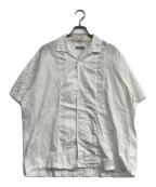 COMME des GARCONS HOMMEコムデギャルソン オム）の古着「オープンカラーシャツ」｜ホワイト