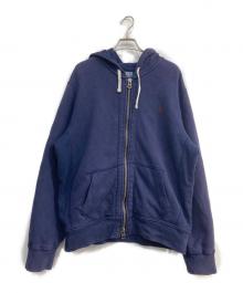 POLO RALPH LAUREN（ポロ・ラルフローレン）の古着「裏サーマル ジップパーカー」｜ネイビー