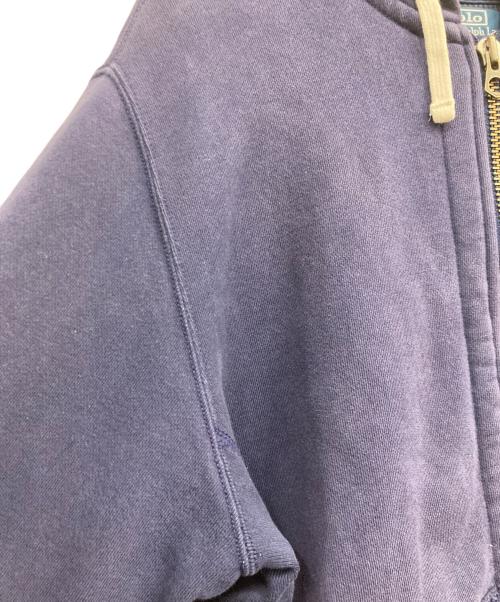 POLO RALPH LAUREN（ポロ・ラルフローレン）POLO RALPH LAUREN (ポロ・ラルフローレン) 裏サーマル ジップパーカー ネイビー サイズ:Lの古着・服飾アイテム