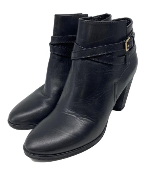 COLE HAAN（コールハーン）COLE HAAN (コールハーン) レザーショートブーツ ブラック サイズ:SIZE 6 1/2 (24cm)の古着・服飾アイテム