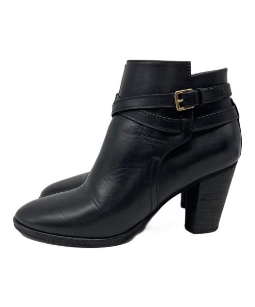 COLE HAAN（コールハーン）COLE HAAN (コールハーン) レザーショートブーツ ブラック サイズ:SIZE 6 1/2 (24cm)の古着・服飾アイテム